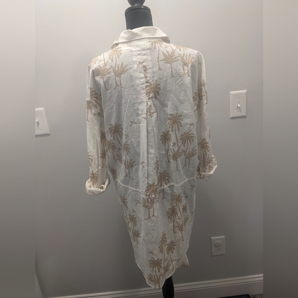 H&M Dresses Nwt Hm Linen Blend Shirt Dress Poshmark